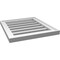 Ekena Millwork Vertical Surface Mount PVC Gable Vent: Functional, w/ 2"W x 1-1/2"P Brickmould Frame, 18"W x 20"H GVPVE18X2002SF - alternate 3